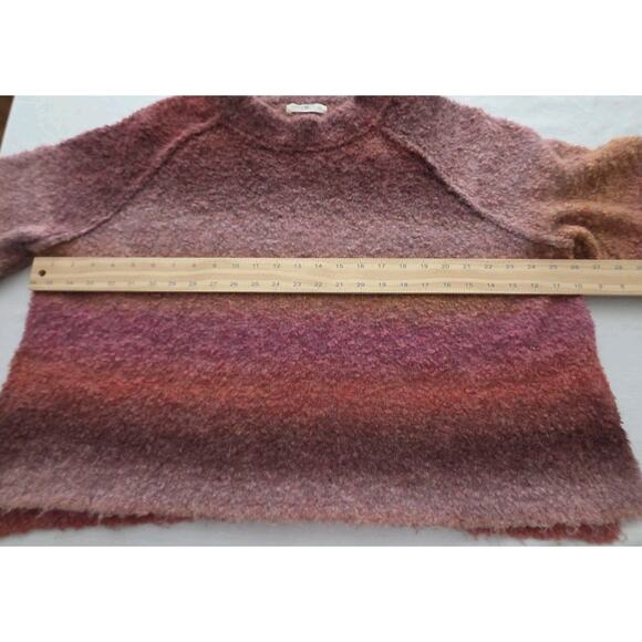 Natural Life Sweater Womens XL Multicolor Long Sleeves Ombre Fuzzy Pink - Picture 6 of 12